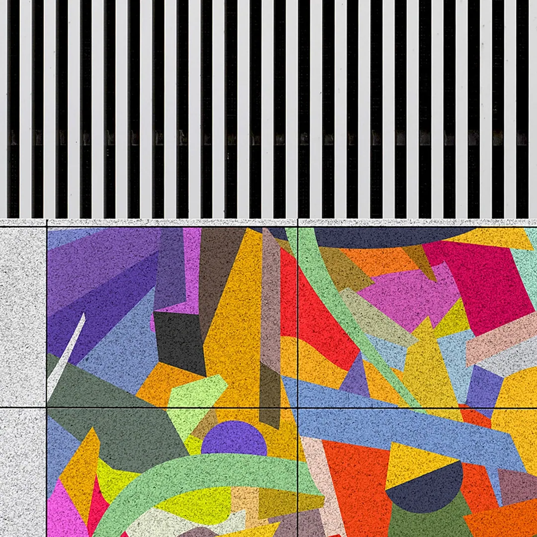 KOLLAGE as accent exterior architectural surface applications.